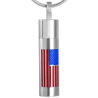 Cylinder U.S. Flag Pendant