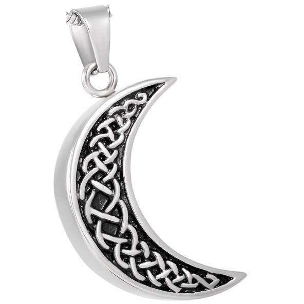 Celtic Half Moon Pendant