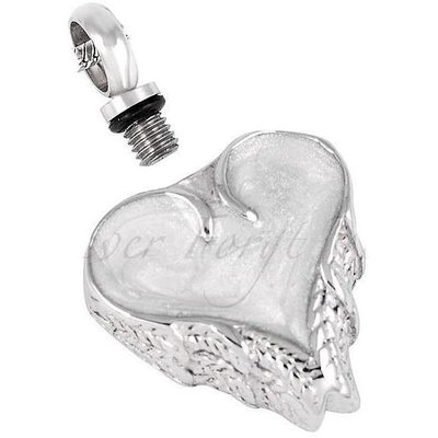 Wing Dripped Heart Pendant