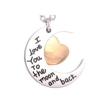 I Love You To The Moon And Back Pendant