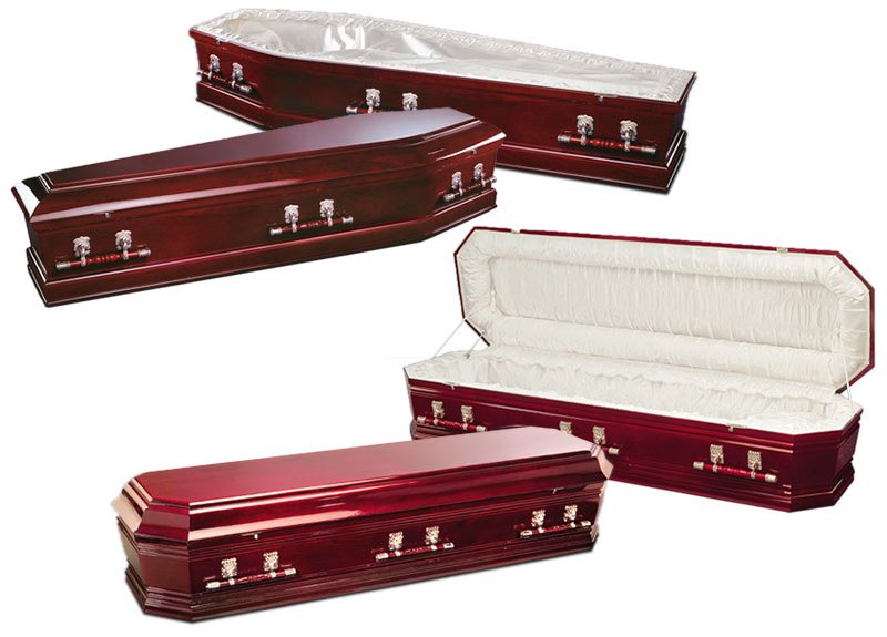 difference between caskets and coffins